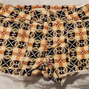 ANTHROPOLOGIE Pilcro The Wanderer Low Rise Shorts NWT